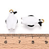 304 Stainless Steel Enamel Pendants STAS-N124-12G-3