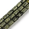 Natural Serpentine/Green Lace Stone Beads Strands G-H064-B01-01-1