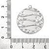 Anti-Tarnish 304 Stainless Steel Pendants STAS-K293-04P-3