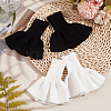 2 Pairs 2 Colors Cotton Knit Rib Sleeve Cuff AJEW-FG0003-95-4