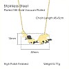 304 Stainless Steel Pendant Necklaces for Women FS-WGD2842-03-2