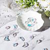 24Pcs 2 Style Glass Rhinestone Pendants GLAA-OC0001-27-5