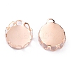 304 Stainless Steel Charms Cabochon Settings STAS-Y001-11EG-3