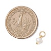 Natural Cultured Freshwater Pearl Potato Charms PALLOY-JF04505-01-2
