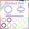 20Pcs 10 Colors Acrylic Bead Frame OACR-YW0003-93-2