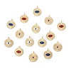 Alloy Enamel Pendants PALLOY-P312-01G-M-1