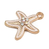 Alloy Enamel Pendants FIND-F013-09G-2