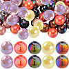 Halloween Theme 100Pcs 5 Colors Opaque Acrylic Beads MACR-SP0001-01B-05-1