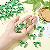 20Pcs Frog Ear Silicone Focal Beads SIL-CJ0002-83B-4