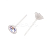 Hypoallergenic Bioceramics Zirconia Ceramic Stud Earrings EJEW-C111-04B-2
