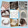 430pcs 5 Styles Plastic Cabochons FIND-PH0021-48B-6