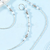 2Pcs Glass Keychain HJEW-SC0002-52-6