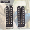 PU Leather Lace-in Boot Zipper Inserts DIY-WH0043-51AB-01-2