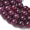 Dyed Natural Malaysia Jade Beads Strands G-G021-01D-06-3