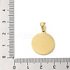 Ion Plating(IP) 304 Stainless Steel Pendants STAS-I204-Z-G-3