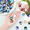 Glass Cabochons GGLA-R040-25mm-02-4