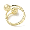 Brass Wrap Rings RJEW-Q778-43G-3