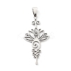 Non-Tarnish 201 Stainless Steel Pendants STAS-A090-04P-1