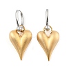 Two Tone Brass Hoop Earrings for Women EJEW-U055-20B-G-2