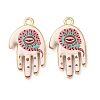 Religion Printed Alloy Pendants AL-CBA7256-24G-01-1
