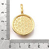 Brass Micro Pave Cubic Zirconia & Enamel Pendants KK-R222-11G-05-3