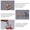 Zinc Alloy Swivel Clasps PALLOY-PH0012-65-4