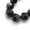 Natural Black Onyx Beads Strands G-C072-10mm-1-1