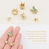 60Pcs Brass Beads KK-NB0001-51G-4