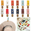 12Pcs 12 Colors Alloy Hat Clips FIND-WR0010-82-5