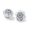 Acrylic Rhinestone Rondelle Beads CLAY-NH0003-02AS-06-2