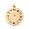 Ion Plating(IP) 201 Stainless Steel Pendants STAS-K003-11G-3