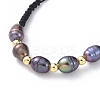 Braided Bead Bracelets BJEW-JB04820-02-3