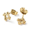 304 Stainless Steel Stud Earrings EJEW-Q788-04G-2