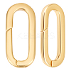10Pcs Brass Spring Gate Rings KK-BBC0015-57G-03-1
