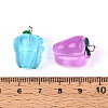 Transparent Resin Pendants RESI-N050-14P-3