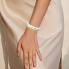 10Pcs 10 Styles Handmade Polymer Clay & Glass Seed Beaded Stretch Bracelet Sets BJEW-SW001581-11