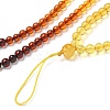 Acrylic Amber Crossbody Neck Lanyard Strap AJEW-K050-01-2