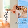 10Pcs 10 Styles Cross Silicone Focal Beads SIL-YW0001-26-6