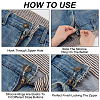 60Pcs Silicone Zipper Pulls HJEW-WH00154-4