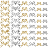 60Pcs 6 Colors Rack Plating Alloy Connector Charms FIND-SC0011-09A-1