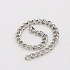 304 Stainless Steel Twisted Chains Curb Chain CHS-K001-25A-2