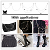 4Pcs 4 Styles Brass Twisted Purse Chains HJEW-PH02054-2