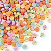 1000Pcs 4 Style Opaque Acrylic Beads MACR-CW0001-07-2