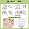 8Pcs 4 Styles 925 Sterling Silver Spacer Beads STER-BC0002-46-2