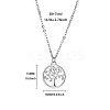 Brass Tree of Life Pendant Necklaces for Women WGFA3A6-04-1