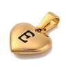 304 Stainless Steel Pendants STAS-P278-01E-G-1-2