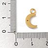 Ion Plating(IP) 304 Stainless Steel with Rhinestone Charms STAS-G351-16G-03-3