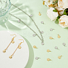 40Pcs 2 Colors Brass Charms KK-BC0014-04-5