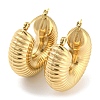 Ion Plating(IP) 304 Stainless Steel Thick Hoop Earrings for Women EJEW-E288-08G-1