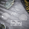6Pcs 2 Style Door Knob Wall Shield Transparent Round Soft Rubber Wall Protector AJEW-OC0002-22-7